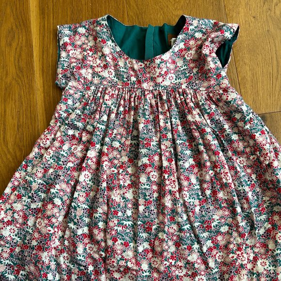 Adorable Toddler Floral Empire Dress - Picture 5 of 6